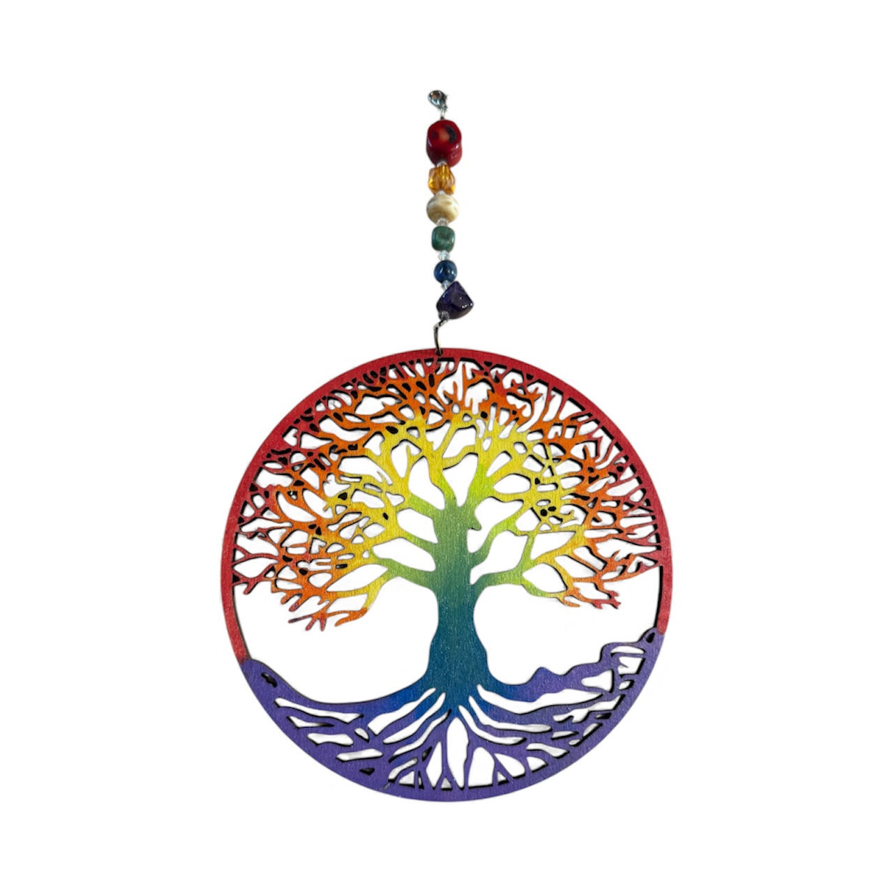 Rainbow Tree of Life Hanging Decor