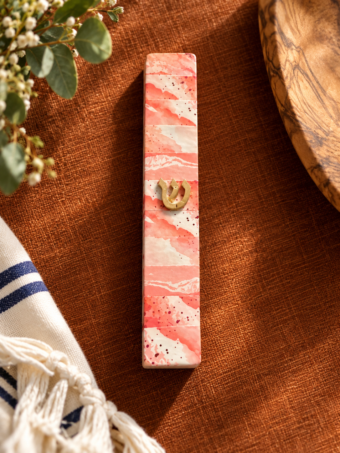 Bubblegum Mezuzah — Handmade by Miriam, Age 11