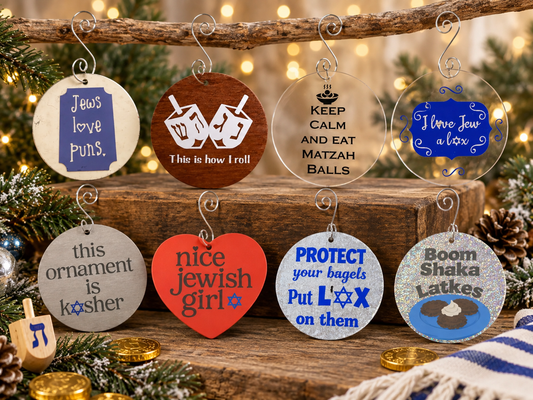 Funny Jewish Ornaments