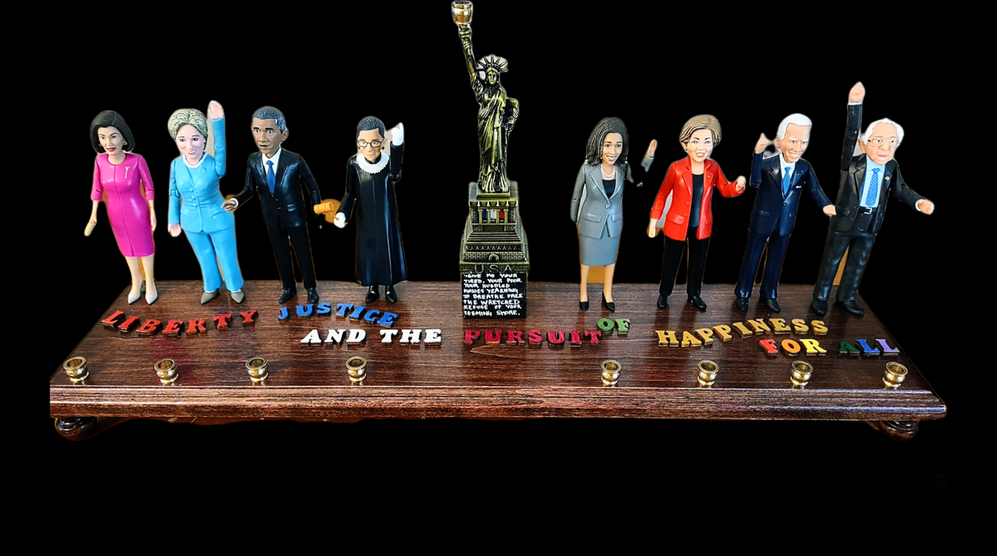 Museum Replica Democracy Menorah