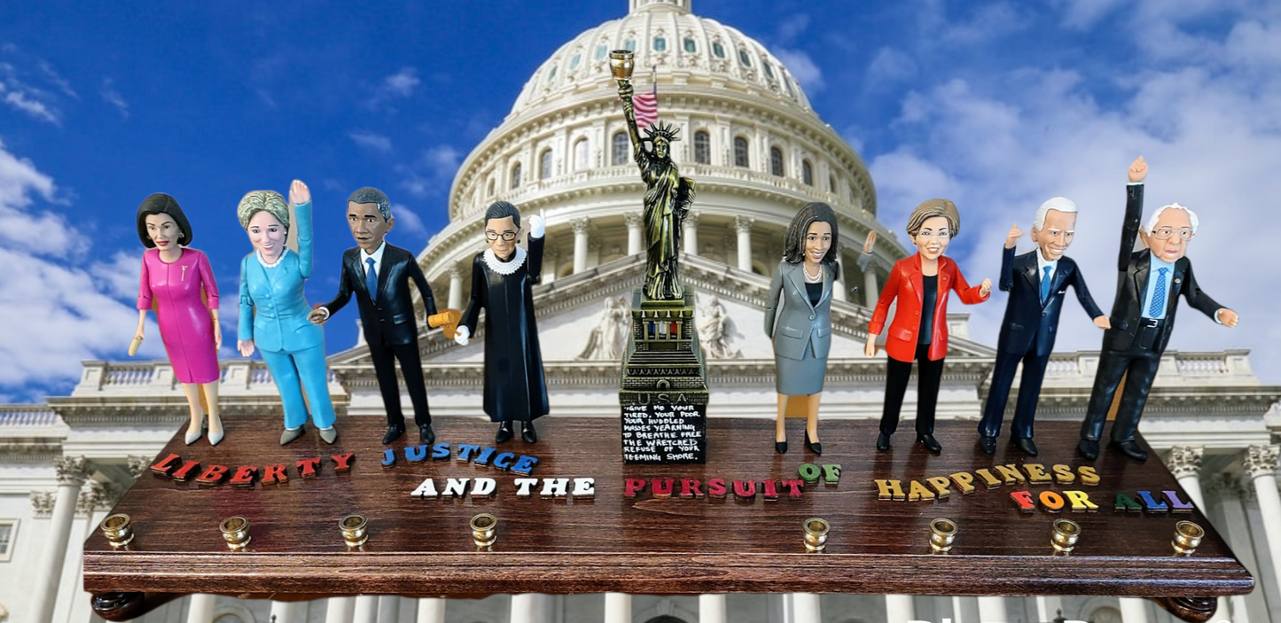 Museum Replica Democracy Menorah