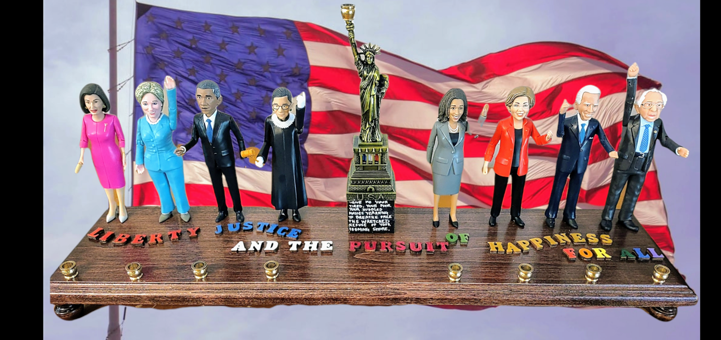 Museum Replica Democracy Menorah