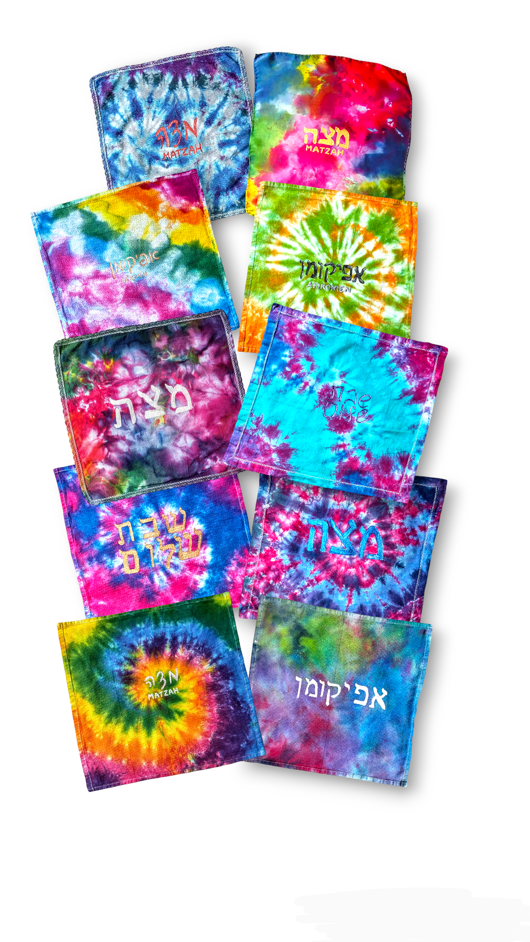 Tie Dye Passover Matzah Cover