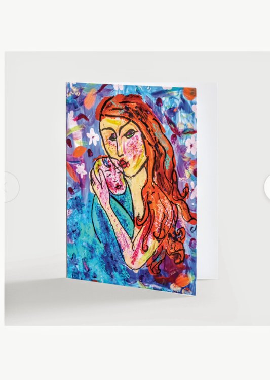 Hold You Close Original Art Notecard