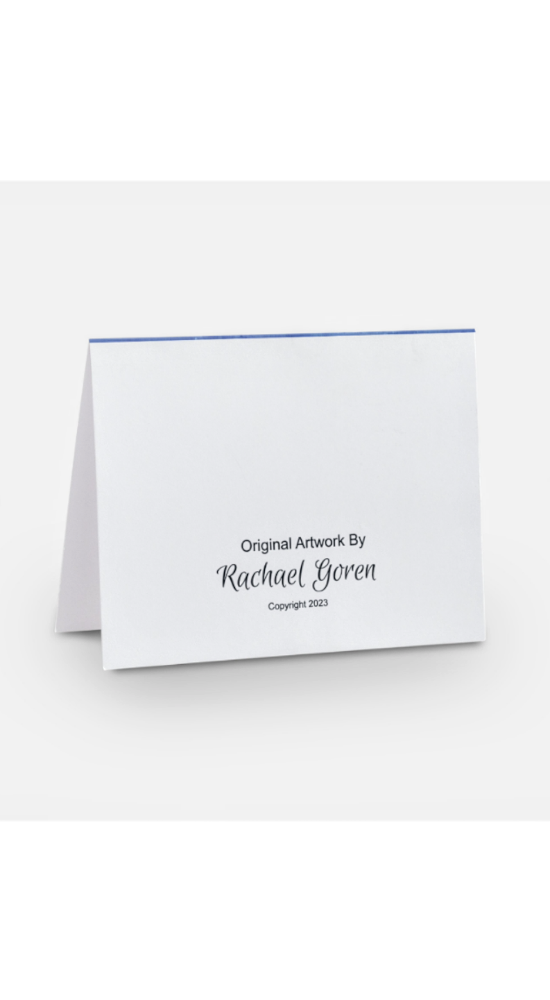 You Have My Heart Original Art Notecard