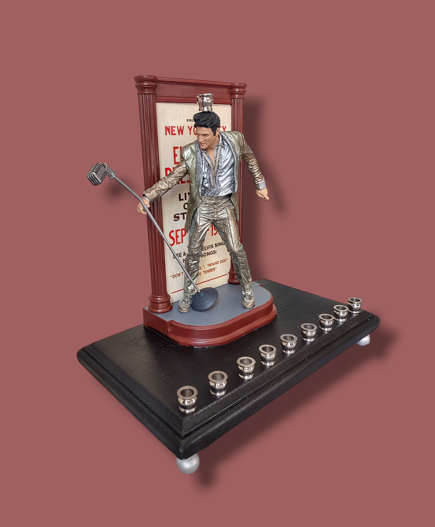Elvis Presley "The King" NYC Collector Menorah