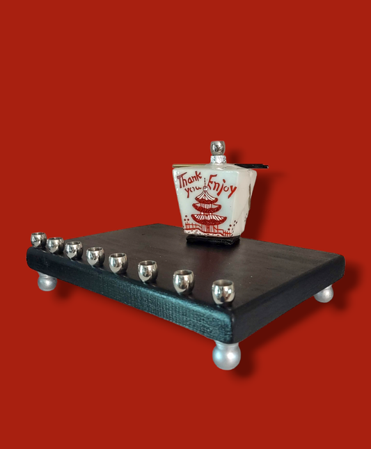 Chinese Take-Out Menorah