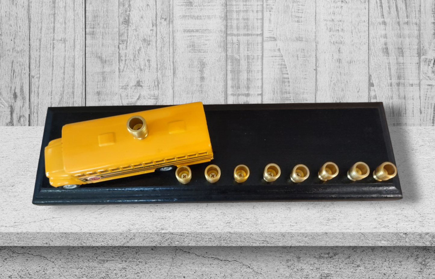 School Bus Menorah