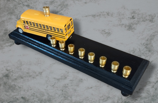 School Bus Menorah