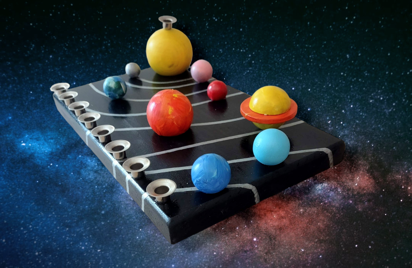 Outer Space Menorah