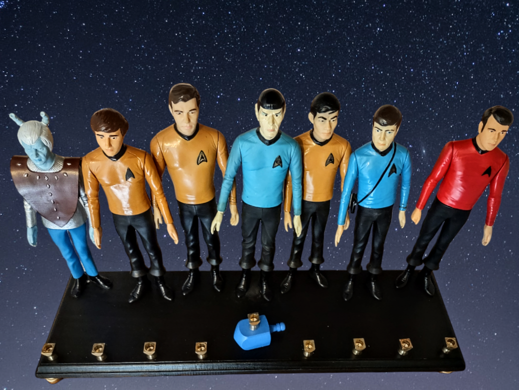 Collector's Edition Vintage Star Trek Menorah enorah