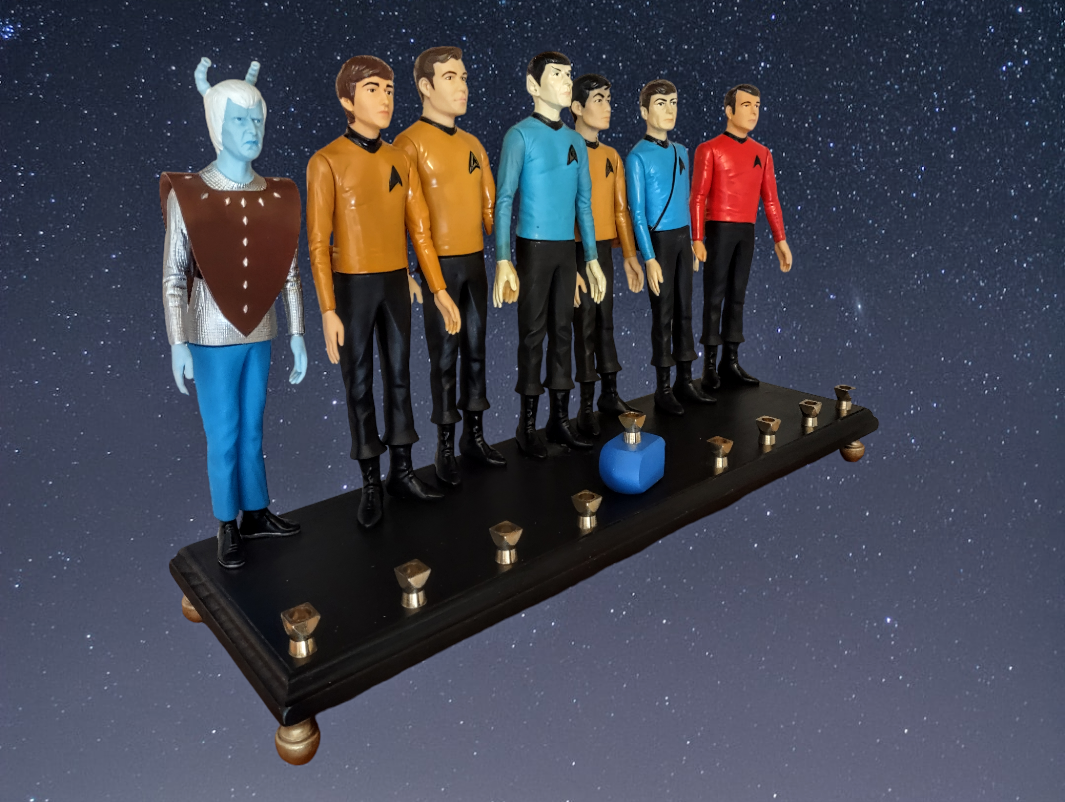 Collector's Edition Vintage Star Trek Menorah enorah
