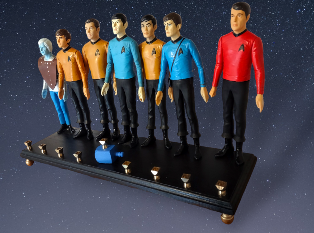 Collector's Edition Vintage Star Trek Menorah enorah