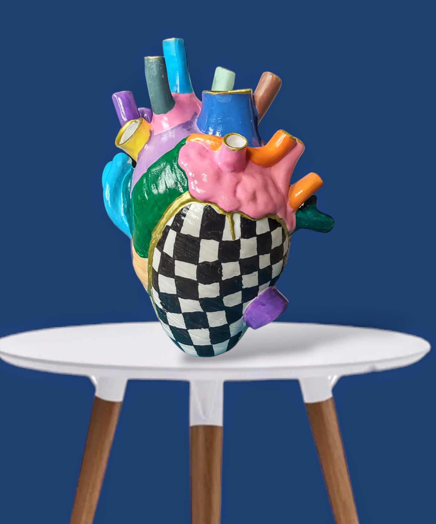 Anatomical Ceramic Heart Vase
