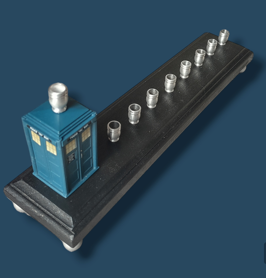 Doctor Who TARDIS Menorah