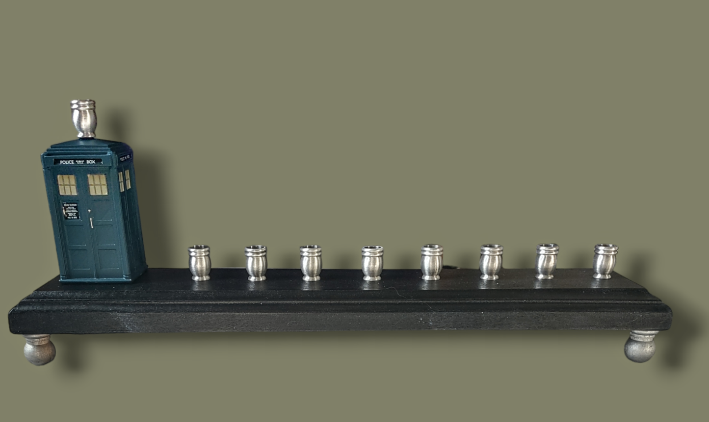 Doctor Who TARDIS Menorah