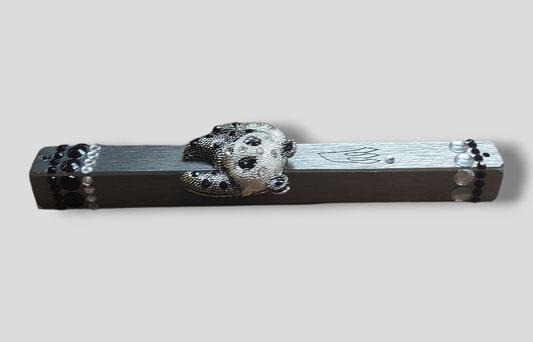 Jeweled Panda Bear Mezuzah