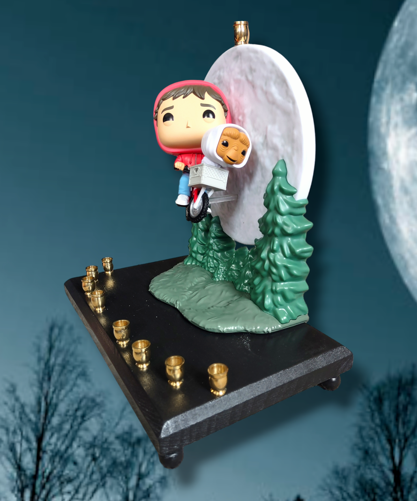 E.T. And Elliott Bike Menorah