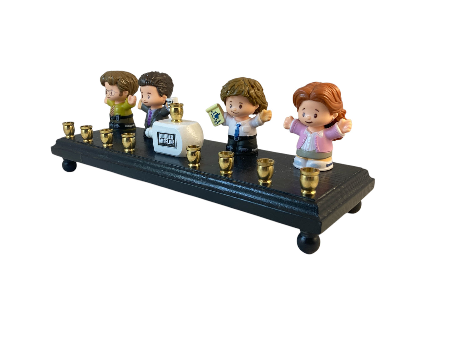 Collector Edition The Office Dunder Mifflin Menorah Judaica Hanukkiah Repurposed Toys