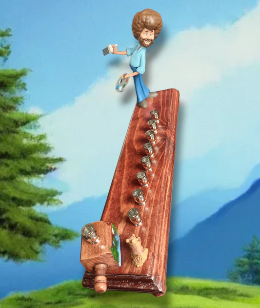 Bob Ross Menorah