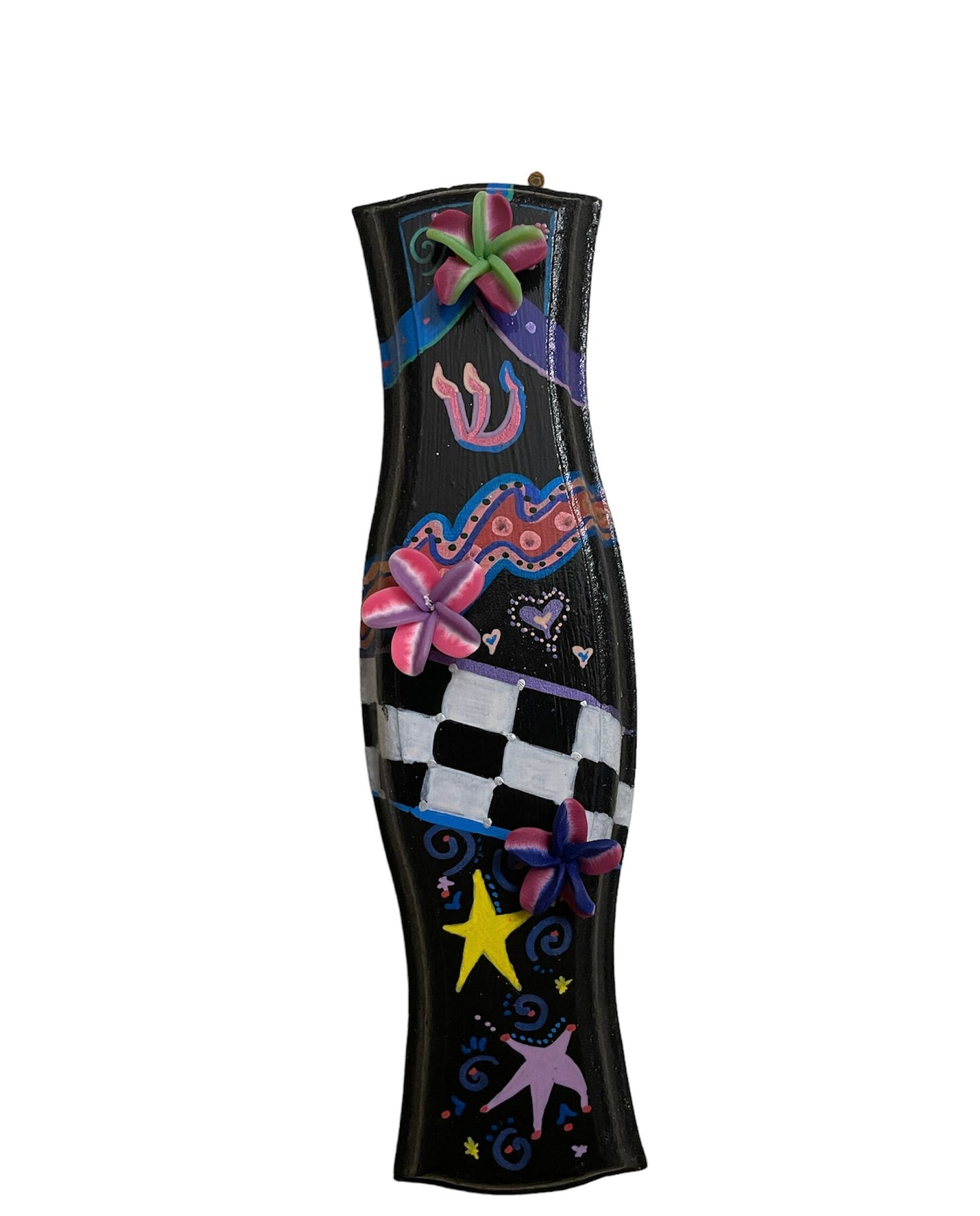 Hand painted Mezuzah Cases