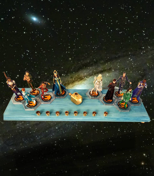 Eternals Collectors Menorah, Repurposed Superhero Figures