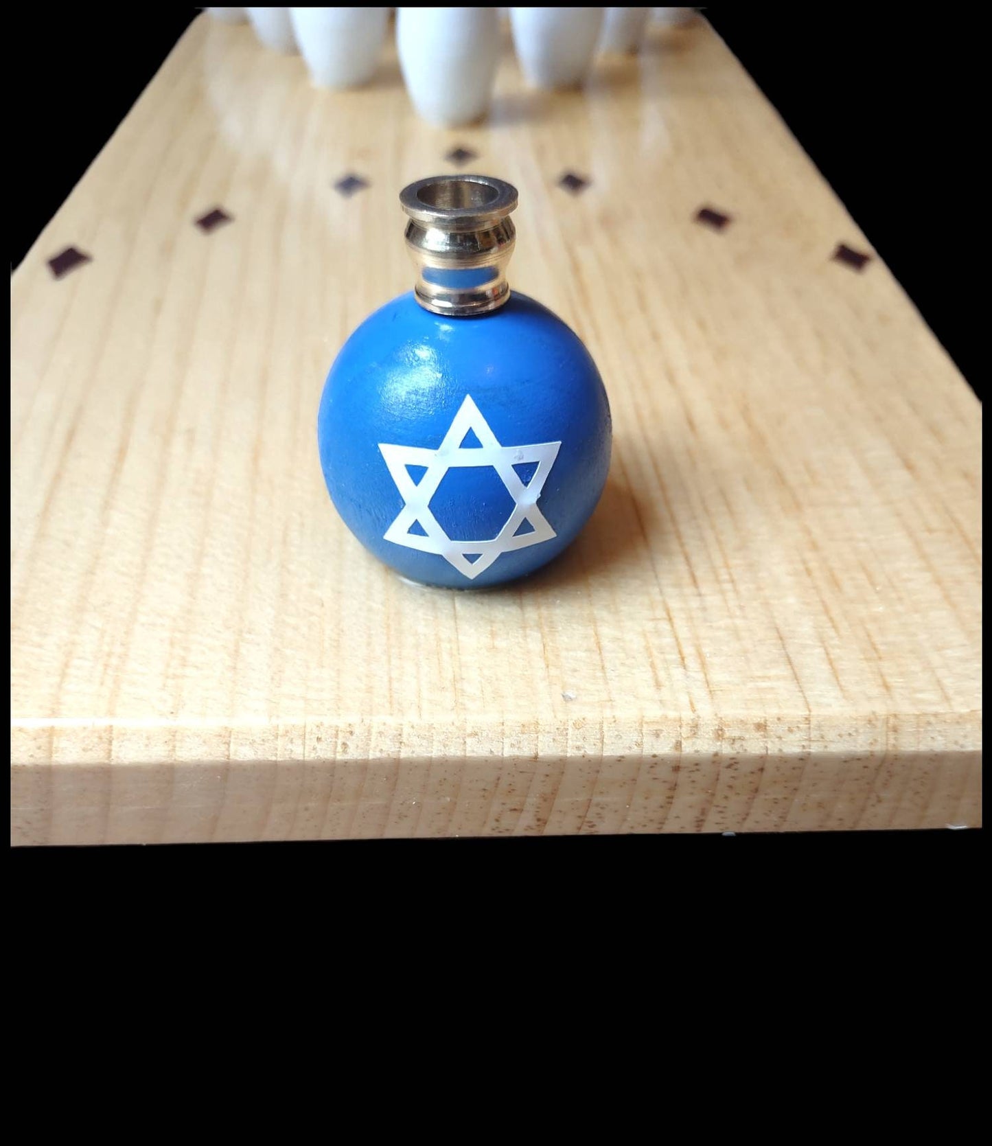 Bowling Alley Menorah, Unique Hanukkah Gift for Bowling Lovers
