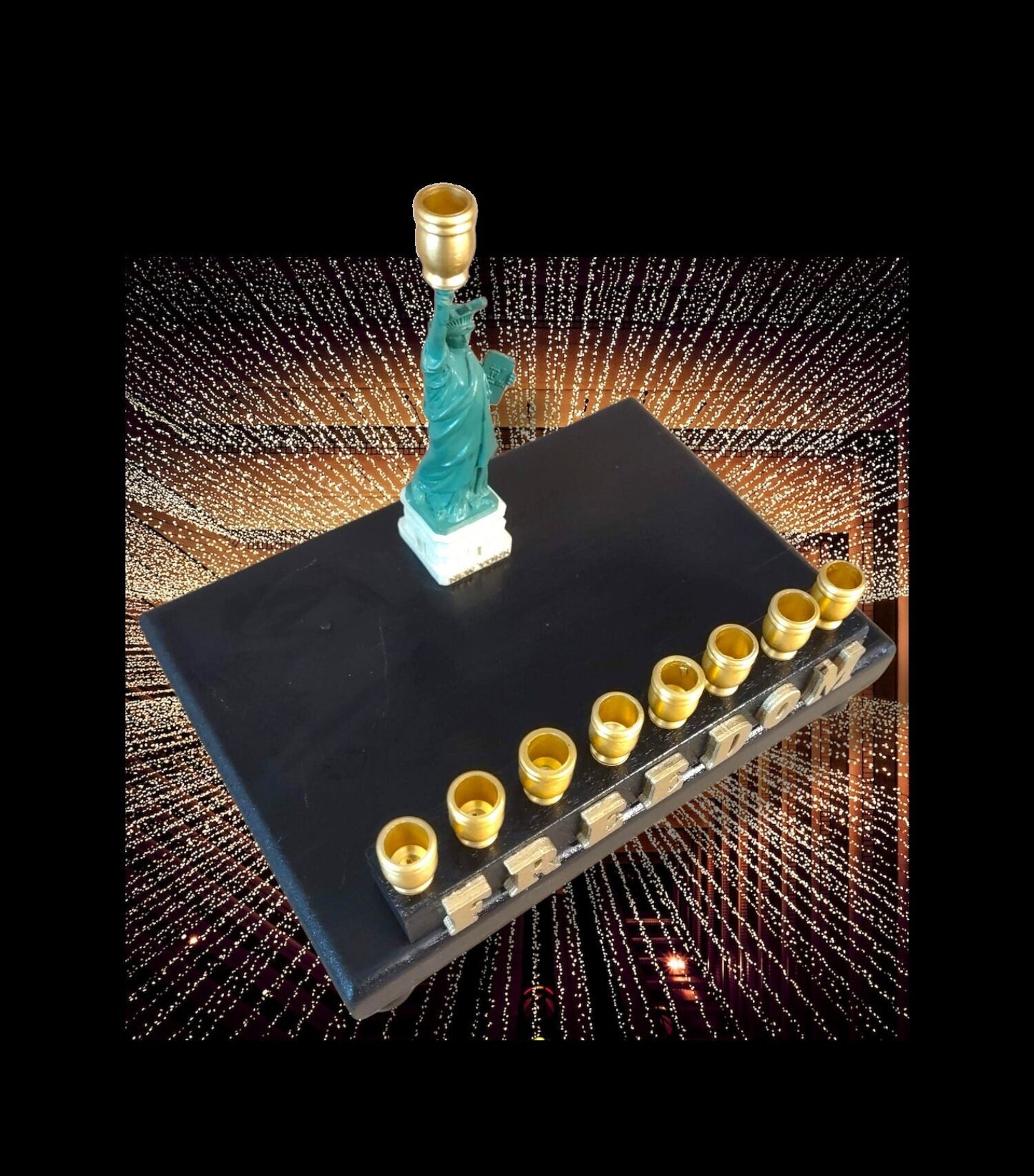Statue of Liberty Menorah: Repurposed Judaica Art