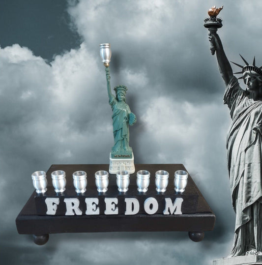 Statue of Liberty Menorah: Repurposed Judaica Art