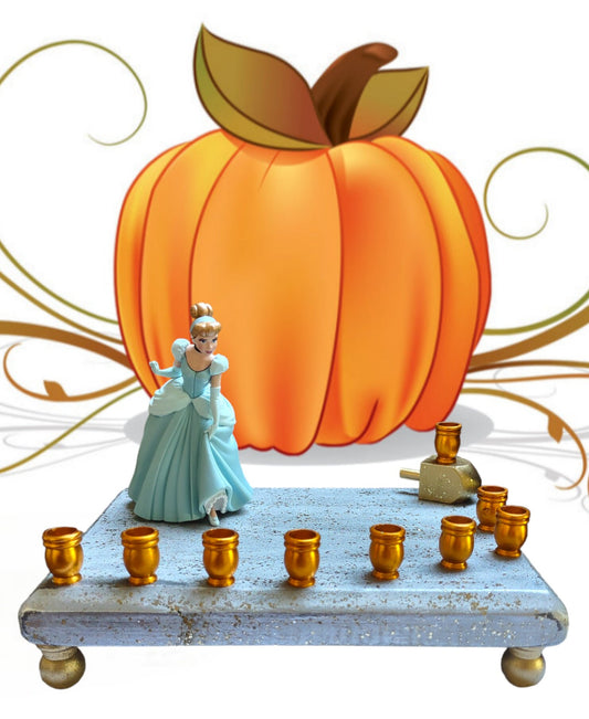 Princess Menorah Classic Disney Judaica Hannukah Cinderella