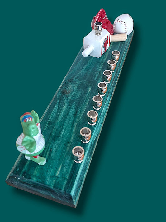 Collectors Edition Philly Phanatic Baseball Menorah