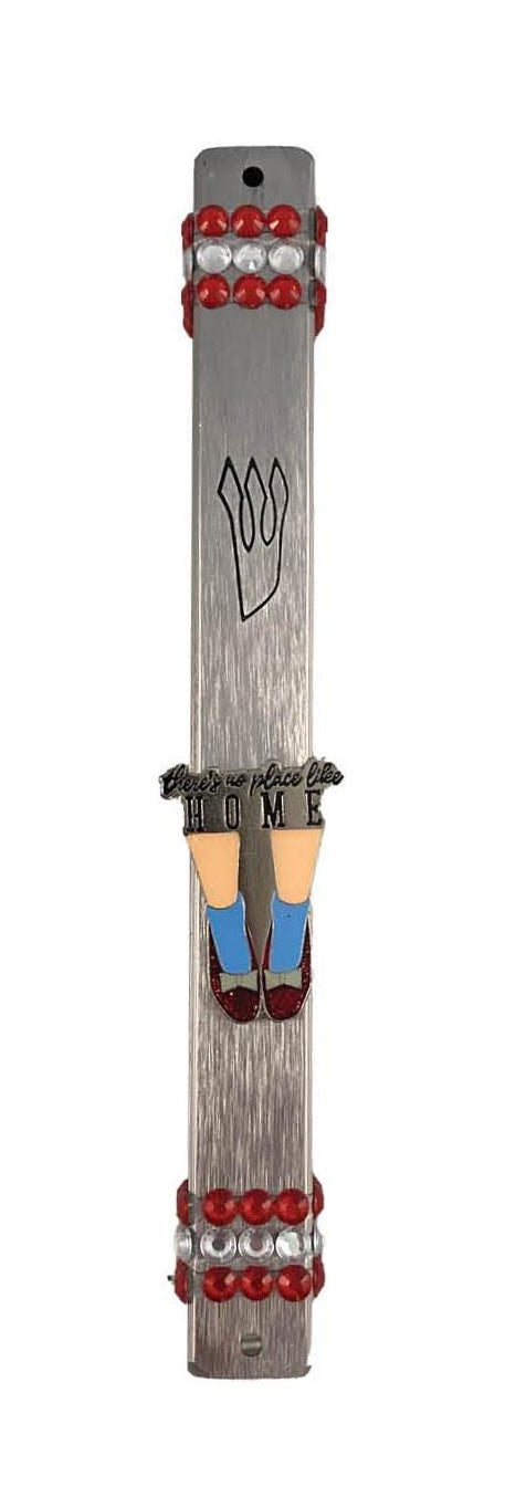 There is No Place Like Home Rhinestone Mezuzah Case Wizard of Oz Wicked