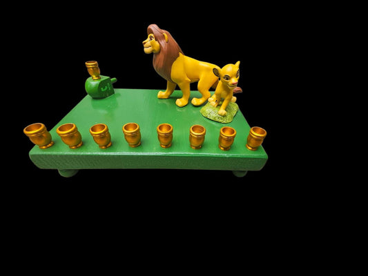 Lion King Mufasa Menorah Disney Judaica Hanukkiah zazu Timon pumba