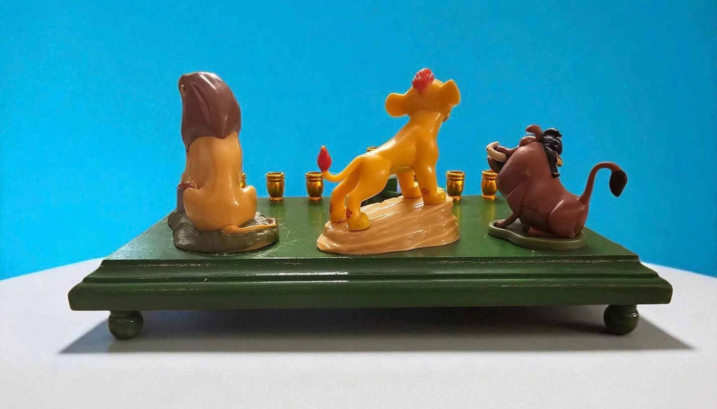 Lion King Mufasa Menorah Disney Judaica Hanukkiah zazu Timon pumba