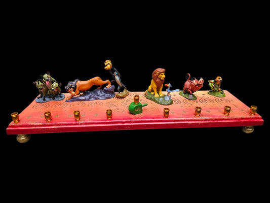 Collector Circle of Life Lion King Mufasa Menorah Disney Judaica Hanukkiah