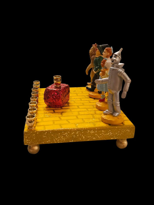 Wizard of Oz Yellow Brick Road Menorah Collectible Judaica Hanukkiah Dorothy Toto Scarecrow Tin Man Lion We are Off to see the wizard