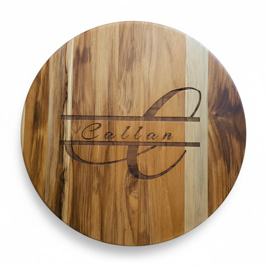 Monogrammed Serving and Cutting Board