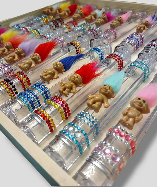 Vintage Trolls Mezuzah Case