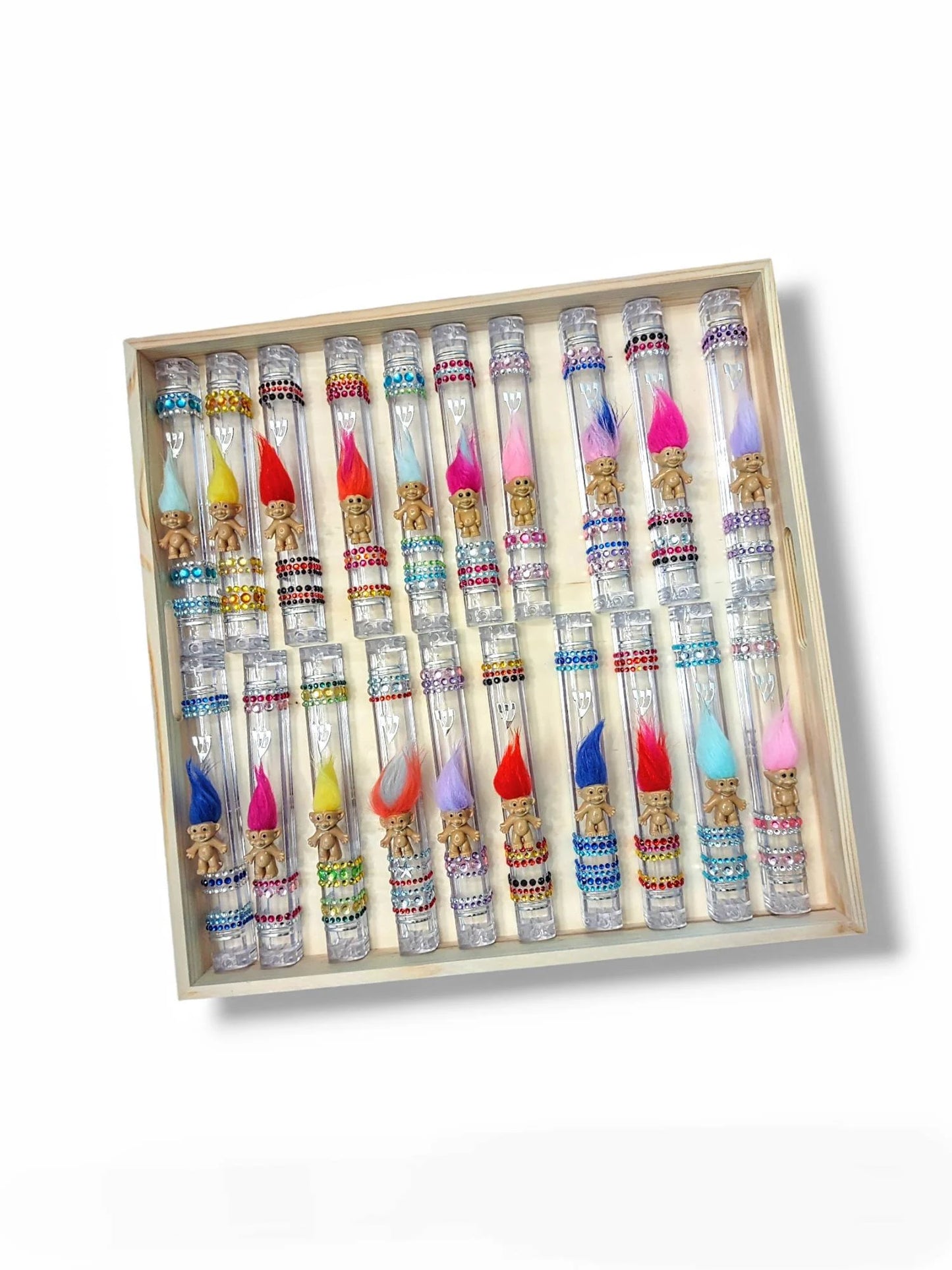 Vintage Trolls Mezuzah Case