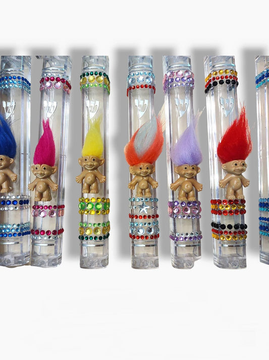 Vintage Trolls Mezuzah Case