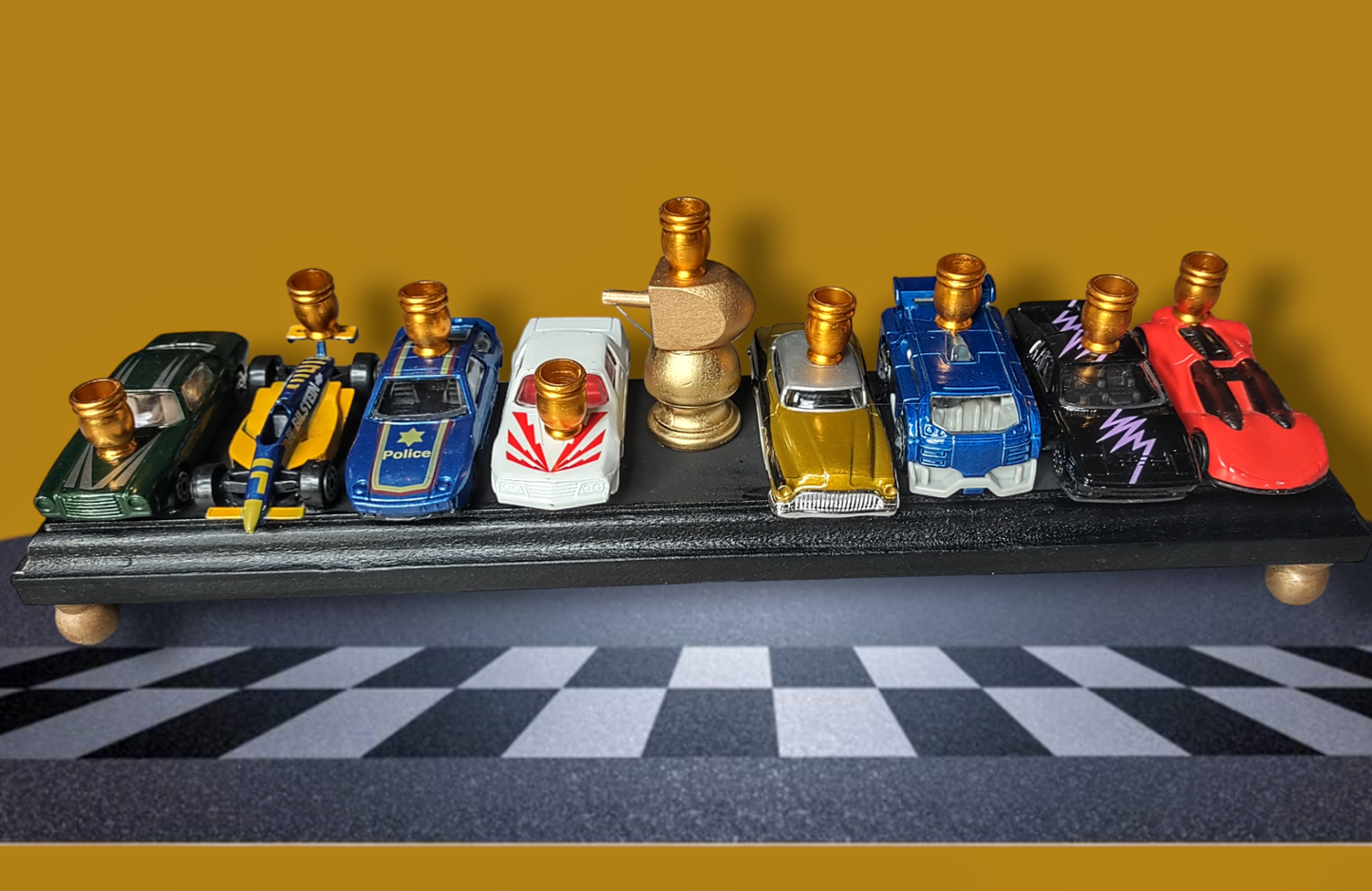 Cars Matchbox Hot Wheels Menorah