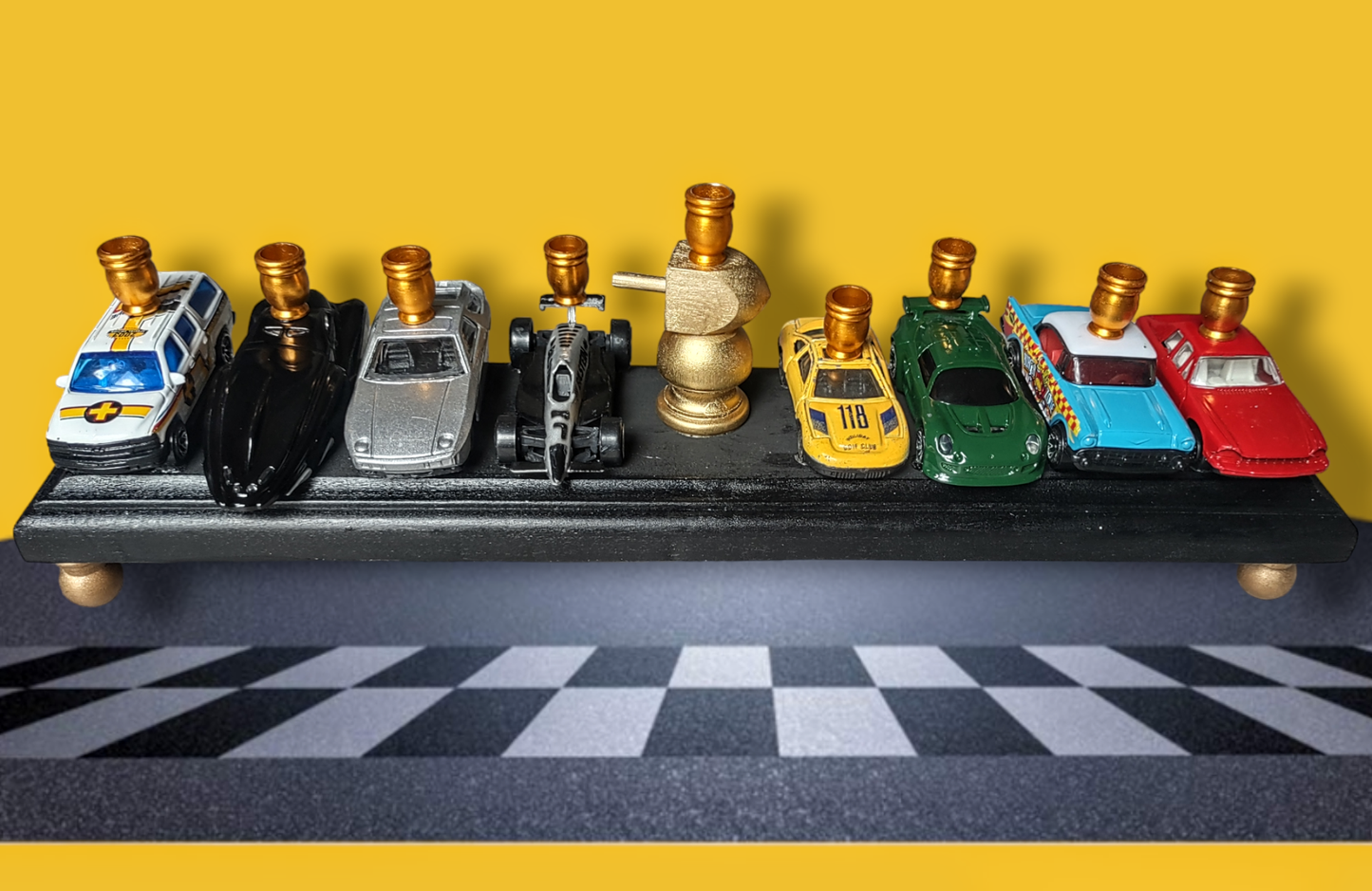 Cars Matchbox Hot Wheels Menorah