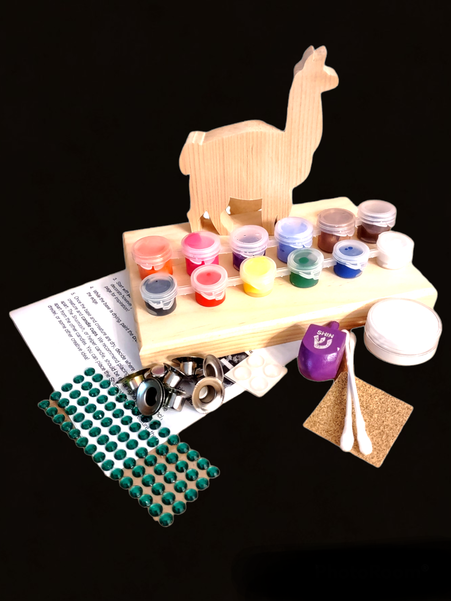 Make Your Own Happy Llamakah Menorah Kit!
