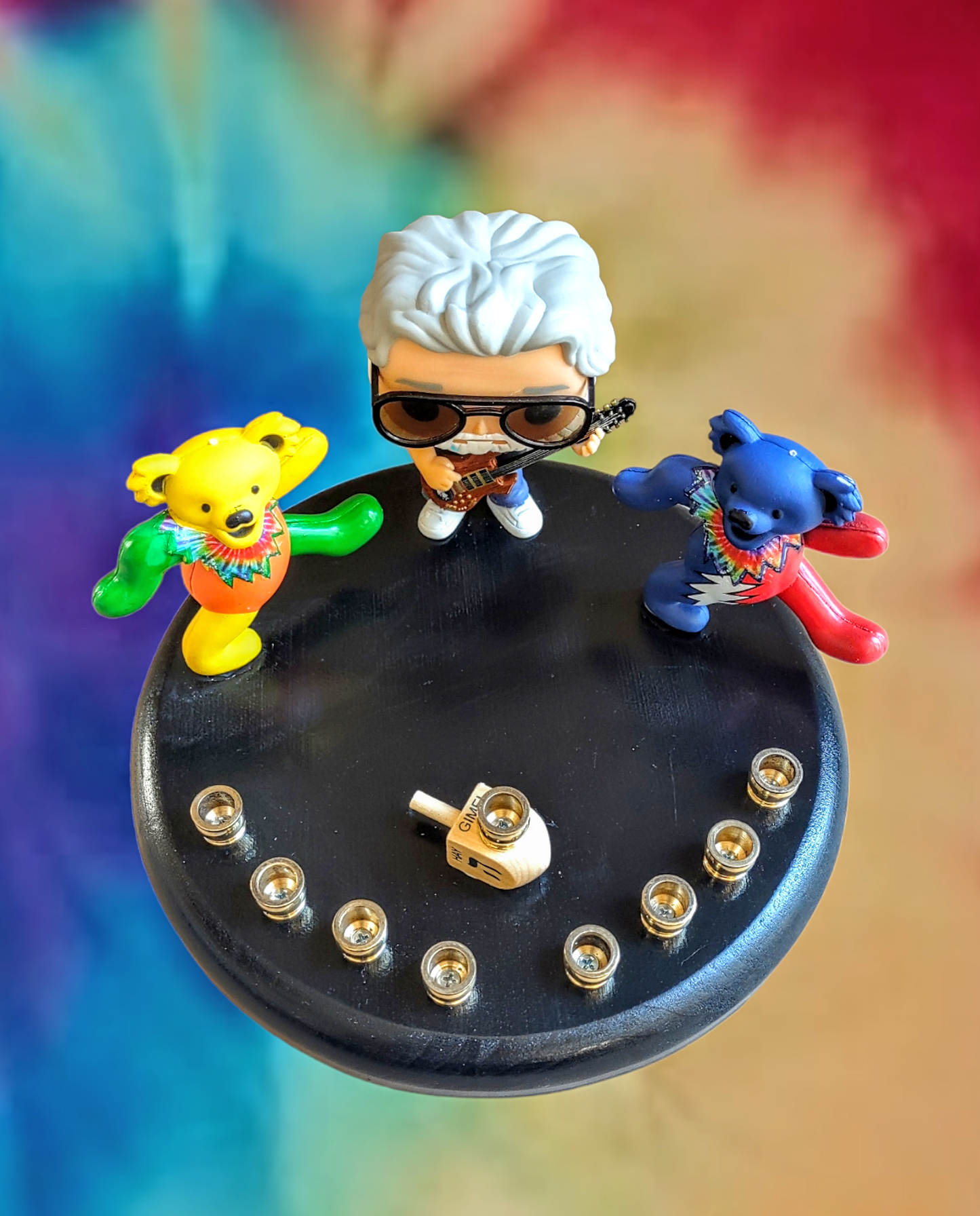 Grateful Dead With Dancing Bears Collectible Menorah