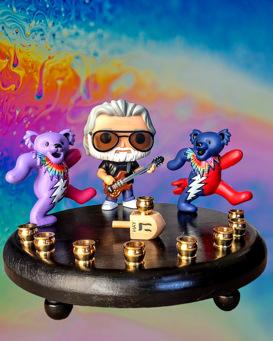 Grateful Dead With Dancing Bears Collectible Menorah