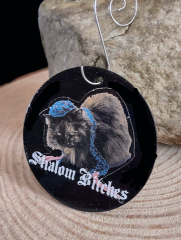 Meowzel Tov & Shalom Cat Ornaments