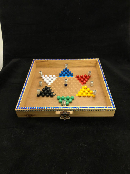 Vintage Chinese Checkers Menorah