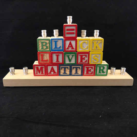 Black Lives Matter Menorah