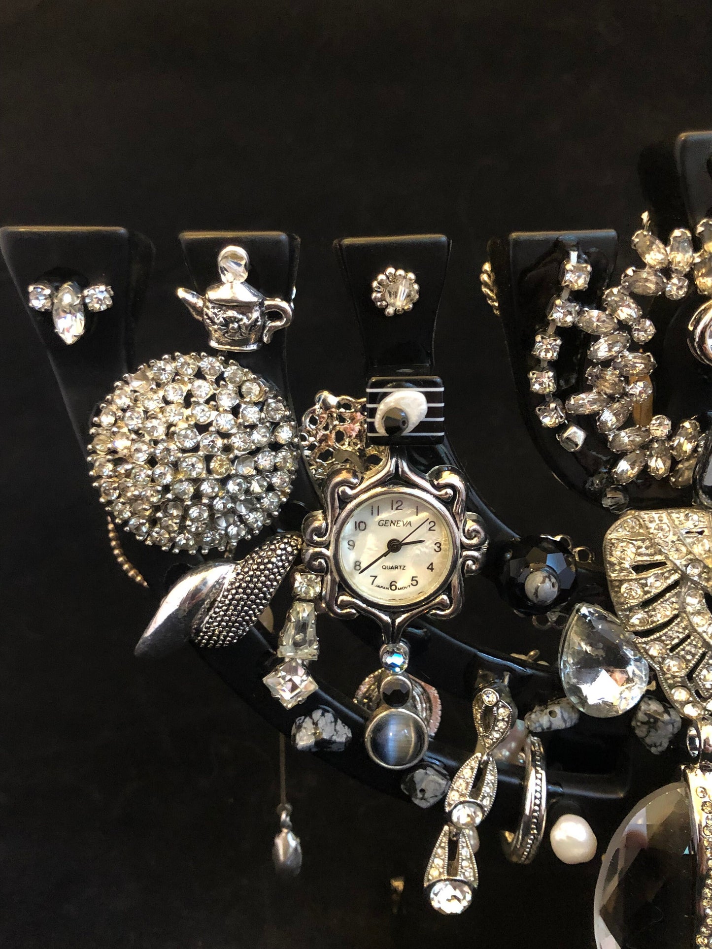 Vintage Bling Menorah