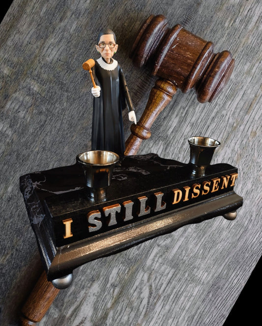 I Still Dissent Ruth Bader Ginsburg Shabbat Candle Holder